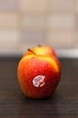 Polska Pinova apples on a table Royalty Free Stock Photo