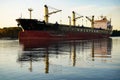 Polsteam Isadora freighter ship passing Rotary Park