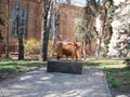 Poltava, Ukraine, Monument to pig