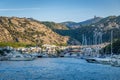 Poltu Quatu luxury resort and marina, Sardinia, Italy. Royalty Free Stock Photo