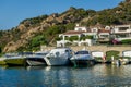 Poltu Quatu resort village and yacht marina, Sardinia Royalty Free Stock Photo