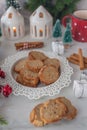 Polvoron - Spanish almond christmas cookies shortbread