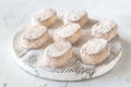 Polvoron - Spanish shortbread Royalty Free Stock Photo