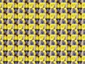 Geometric seamless pattern with hypnotic triangles Royalty Free Stock Photo