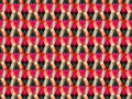 Geometric seamless pattern with hypnotic triangles Royalty Free Stock Photo