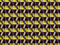 Geometric seamless pattern with hypnotic triangles