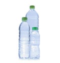 Polycarbonate plastic bottles of water Royalty Free Stock Photo