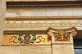 Polychrome Details on the National Academy of Arts in Athens, Greece