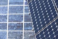 Polycrystalline sillicon photovoltaic solar panel Royalty Free Stock Photo