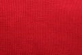 polyester cotton texture mix material backdrop red fabric macro elastic band Royalty Free Stock Photo