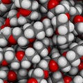 Polyethylene glycol 10.000 (PEG 10.000) molecule.