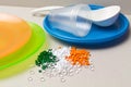 Polyethylene granules and disposable tableware made of polyethylene, polypropylene. Plastic Raw material and its products.