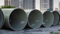 Polyethylene pipes for underground pipeline