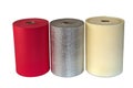 Shockproof Foam Polyethylene Material Multi Colour Rolls Royalty Free Stock Photo