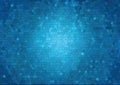 Polygon Abstract mosaic vector background, Triangular low poly style blue gradient illustration graphic background mosaic back