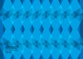 Polygon abstract on blue background. Light Green vector shining triangular pattern. An elegant bright illustration. Triangular p Royalty Free Stock Photo