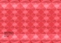 Polygon abstract on red background. Light red vector shining triangular pattern. An elegant bright illustration. Triangular patter Royalty Free Stock Photo