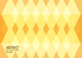 Polygon abstract on yello background. Light yellow vector shining triangular pattern. An elegant bright illustration. Triangular p Royalty Free Stock Photo