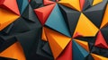Polygon. Colorful modern low poly abstract background
