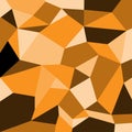 Orange shade square polygon vector pattern background Royalty Free Stock Photo