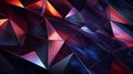 polygon and geometric pattern with triangles abstract background generative ai