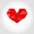 Polygon Heart Shape