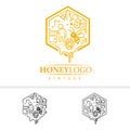 Polygon Honey Bee Farm Logo