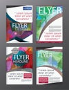 Polygon Modern Brochure Vector CMYK Modern A4