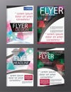 Polygon Modern Brochure Vector CMYK Modern A4