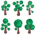 Polygon tree Clip Art.