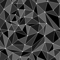 Polygonal abstract geometric seamless pattern.