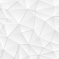 Polygonal abstract grey tech background