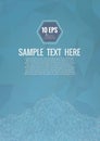 Polygonal abstract wireframe background with chromatic aberration effect Royalty Free Stock Photo