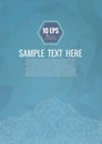 Polygonal abstract wireframe background with chromatic aberration effect