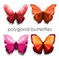 Polygonal butterflies