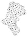 Polygonal 2D Mesh Vector Map of Silesia Voivodeship