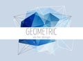 Polygonal Geometric abstract, trendy background