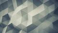 Polygonal geometric grey surface 3D render Royalty Free Stock Photo