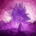 Polygonal geometric violet background. Royalty Free Stock Photo