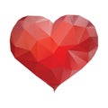 Polygonal heart isolated