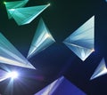 Polygonal hi-tech backdrop Royalty Free Stock Photo