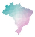 Polygonal map of Brazil.