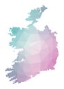 Polygonal map of Ireland.