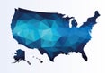 Polygonal map of Usa