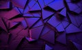 Polygonal purple background. A modern and elegant composition for your design
