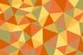 Polygonal rainbow mosaic background. Abstract low poly vector illustration. Triangular pattern in halftone style Royalty Free Stock Photo