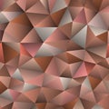 Polygonal rainbow mosaic background. Abstract low poly vector illustration. Triangular pattern in halftone style