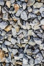 Polygonal rocks texture Royalty Free Stock Photo
