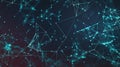 Polygonal space low poly background with triangles