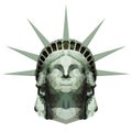 Polygonal Statue Of Liberty Head